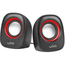 UGO Computer Speakers 2.0 Tamu S100 red