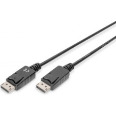 Digitus Connection Cable DisplayPort with snaps 1080p 60Hz FHD Type DP / DP M / M black 3m