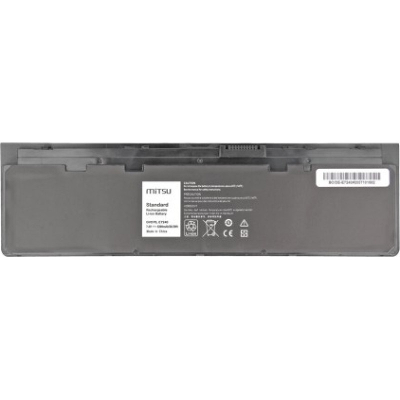 Mitsu Battery for Dell Latitude E7240 E7250 (5200 mAh)