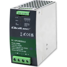 Qoltec UPS DC module for DIN rail, 40A, 24V