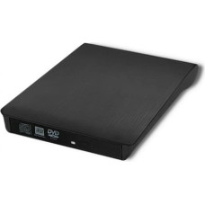 Qoltec External DVD RW recorder USB 3.0, Black