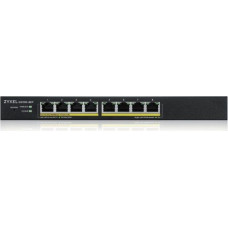 Zyxel Managed Switch GS1915-8EP PoE Smart 60W 802.3at desktop hybrid mode Switch