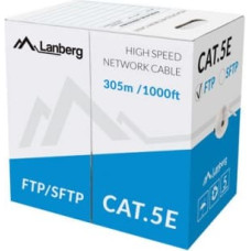 Lanberg Cable FTP Cat.5E CU 305 m wire gray