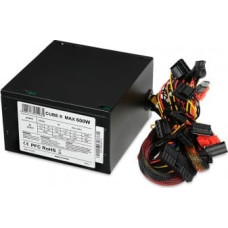 Ibox Power Supply 600 W CUBE II APFC 12 CM BLACK