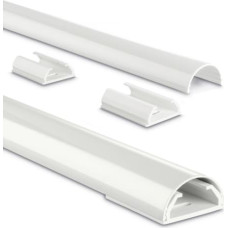 Hama aluminium cable duct white