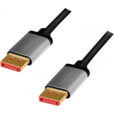 Logilink Displayport cable 8K/60 Hz,DP/M do DP/M,alu. 2m