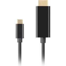 Lanberg Kabel USB-C->HDMI 1.8M 4K CA-CMHD-10CU-0018-B