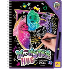 Lisciani Sketchbook Scratch reveal Monster High