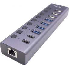 I-Tec Hub USB 3.0/USB-C 9 ports LAN + Power Adapter 60W