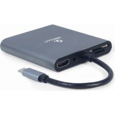 Gembird USB-C Hub HDMI USB-C PD VGA USB 3.0 Audio Card