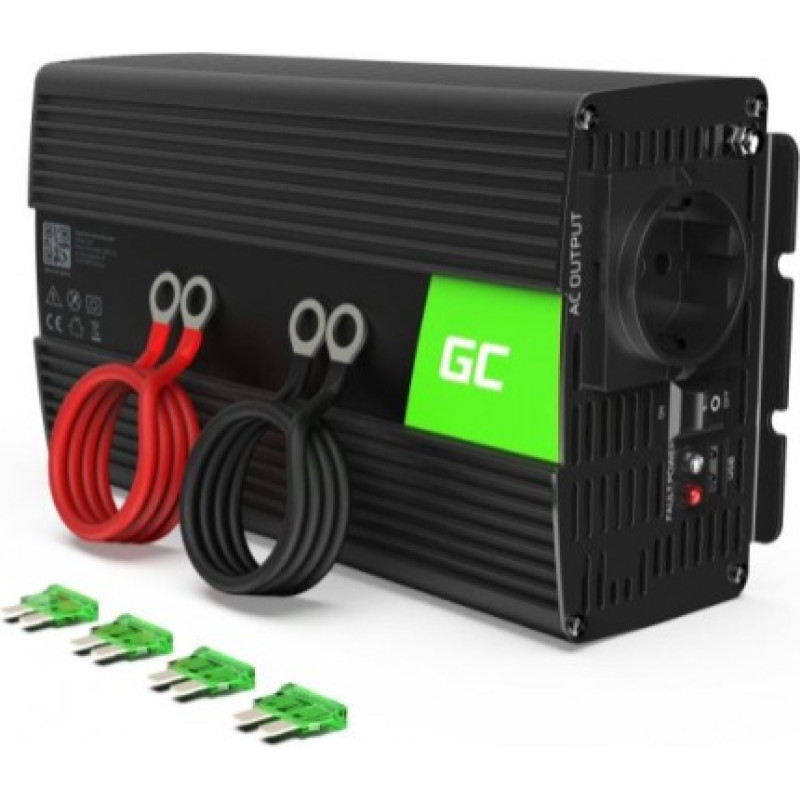 Green Cell Converter 12V na 230V 1000W/2000W Czysty sinus