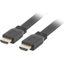 Lanberg Cable HDMI-HDMI v2.0 5m black flat