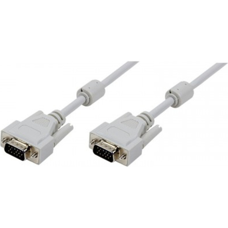 Logilink Cable Data VGA 3m 2xferryt, gray