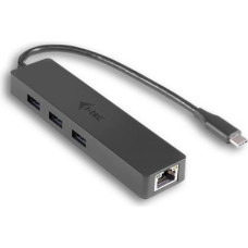 I-Tec USB-C Slim 3-port HUB z adapterem Gigabit