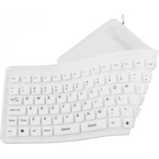 Esperanza KEYBOARD SILICONE EK126W USB/OTG FLEXIBLE WHITE