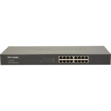 Tp-Link TL-SG1016 Nepārvaldīts Gigabit Ethernet (10/100/1000) 1U Melns