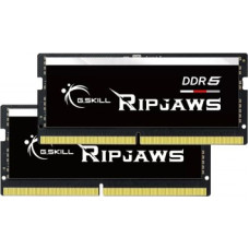 G.skill Memory SODIMM DDR5 32GB (2x16GB) Ripjaws 5600MHz CL40-40 1,1V