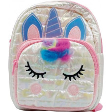 Stnux Backpack Puffy Unicorn white