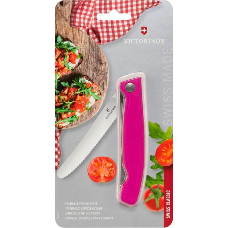 Victorinox Swiss Classic Foldable Paring Knife  pink