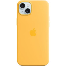 Apple Silicone Case with MagSafe for iPhone 15 Plus - Sunshine