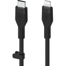 Belkin Flex Lightning/USB-C 15W 3m, mfi, 15W, black CAA009bt3MBK