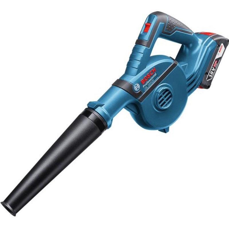 Bosch GBL 18V-120 Professional bezvada lapu pūtējs 270 kilometrs stundā Melns, Zils