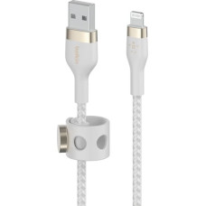 Belkin Flex Lightning/USB-A 1m mfi cert., white CAA010bt1MWH