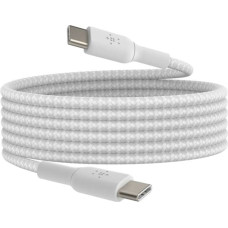 Belkin BOOST CHARGE braided Cab. USB-C/USB-C 2m whiteCAB004bt2MWH