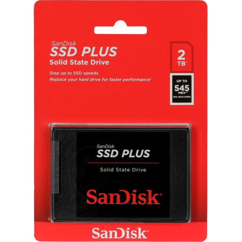 Sandisk SSD Plus             2TB Read 535 MB/s    SDSSDA-2T00-G26