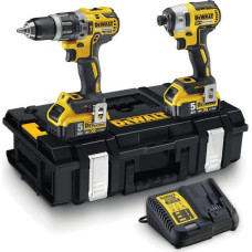 Dewalt .ZESTAW COMBO 18V (DCD796+DCF887) 2x5,0Ah TOUGH SYSTEM DCK266P2