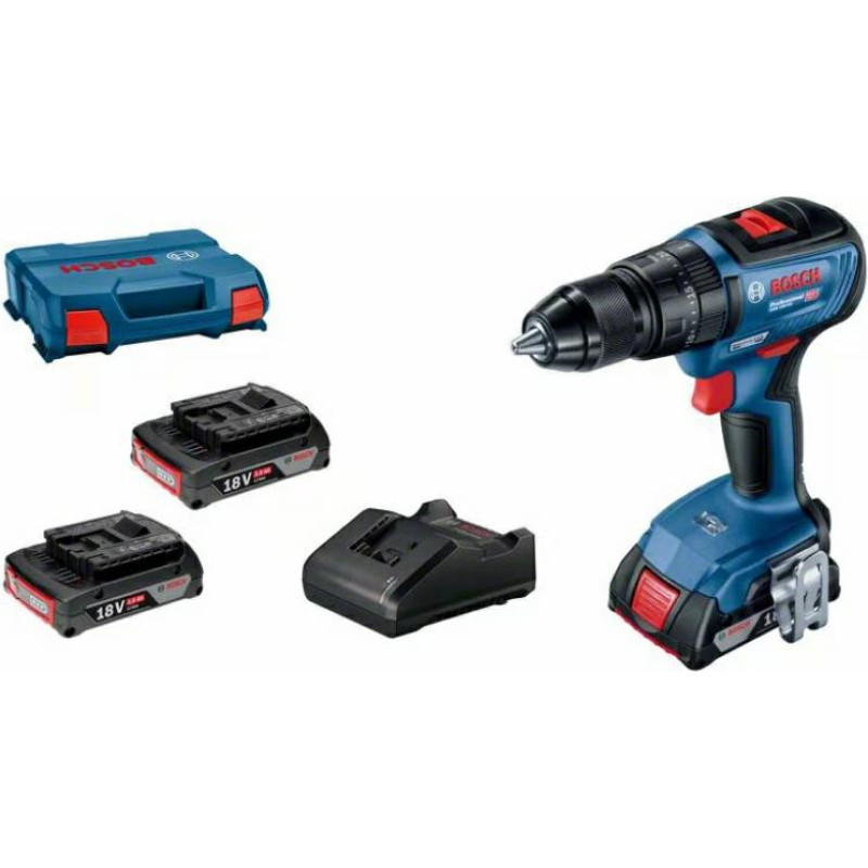 Bosch WIERTARKO-WKRĘTARKA UDAROWA 18V 50/24Nm 3x2,0Ah BRUSHLESS GSB 18 V-50