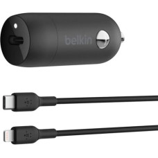 Belkin USB-C Car Charger  30W PD 1m Lightning-Cab.CCA004bt1MBK-B5