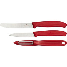 Victorinox Swiss Classic Paring Knife-Set 3 pcs. red