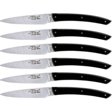 Laguiole Jean Dubost Laguiole 6 pcs. Knife Set, Acrylic Black