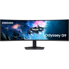 Samsung G95C monitori 124,5 cm (49") 5120 x 1440 pikseļi Dual QHD LED Melns