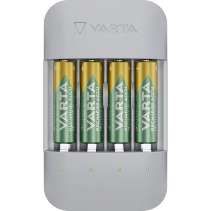 Varta Eco Charger Pro Recycled + 4 x 2100 mAh AA    57683 101 121