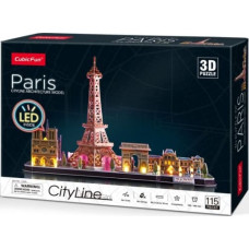 Cubic Fun Puzzle 3D LED City Line Paris