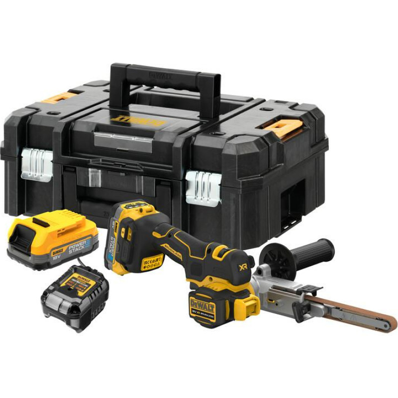 Dewalt PILNIK TAŚMOWY 18V DCM200E2T 2x1,7Ah POWERSTACK TSTAK