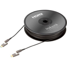 In - Akustik in-akustik Profi HDMI-Micro 2.0b LWL Cable Typ D>A 24 Gbps 15m