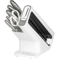 Ninja StaySharp white Knife block with Sharpener