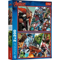 Trefl Puzzle 2x200 elements Defenders of the world The Avengers Marvel