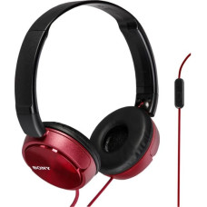 Sony MDR-ZX310AP Austiņas Vadu Zvani / mūzika Sarkans