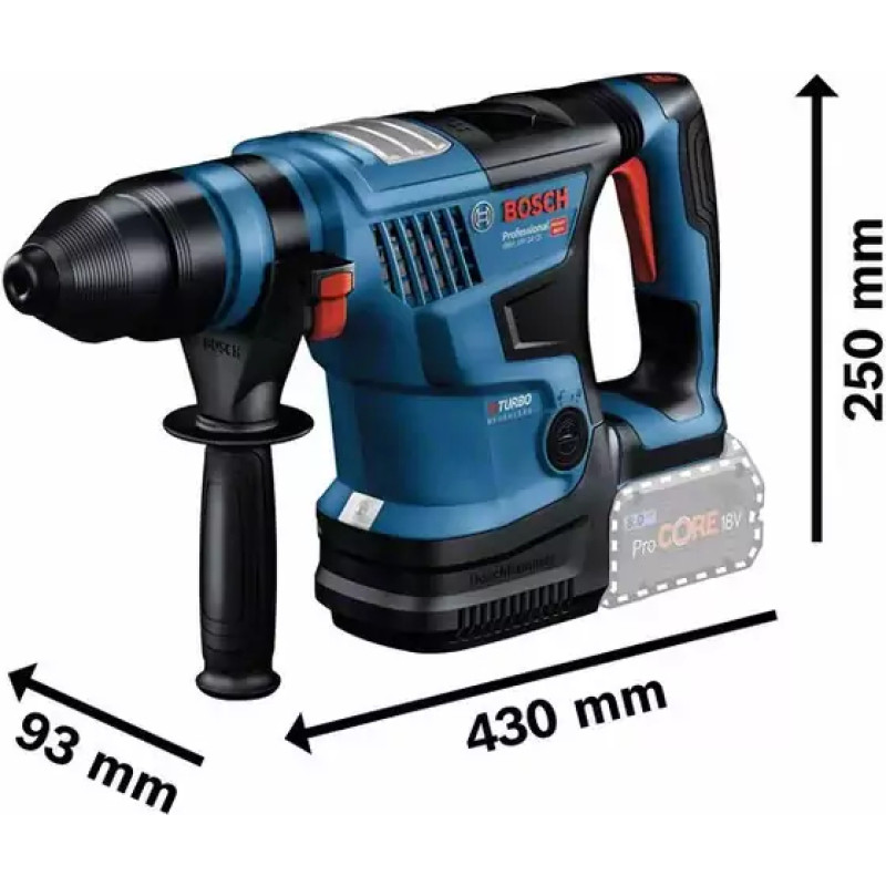 Bosch MŁOT SDS+ GBH 18V-34 CF SOLO 5,8J +UCHWYT 13mm WALIZKA