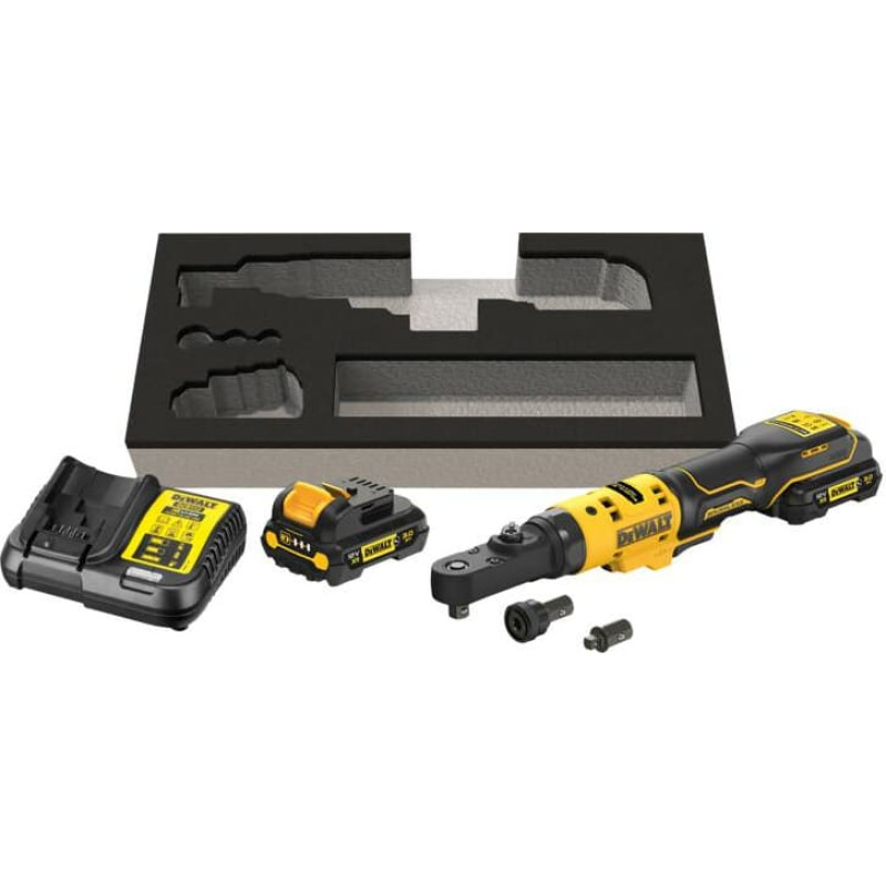 Dewalt GRZECHOTKA 12V DCF500L2G Z ADAPTERAMI 1/4