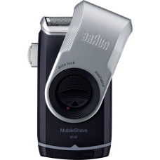 Braun MobileShave PocketGo M90 Zils, Sudrabs