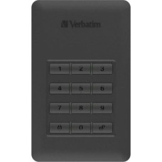 Verbatim Store'n'Go ārējais cietais disks 1 TB USB Veids-C Melns, Sudrabs