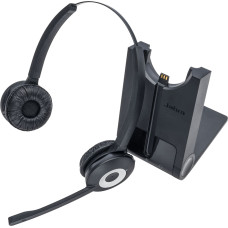 Jabra Pro 920 Duo Austiņas Bezvadu Birojs / zvanu centrs Melns