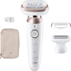 Braun Silk-épil 9 Flex 9-030 3D 40 pincetes Rozā, Balts