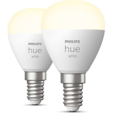 Philips Hue White Lustra – viedā spuldze E14 – (2 gab. pakojumā)