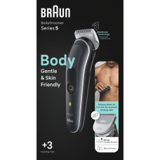 Braun BodyGroomer BG5340 Melns, Sudrabs